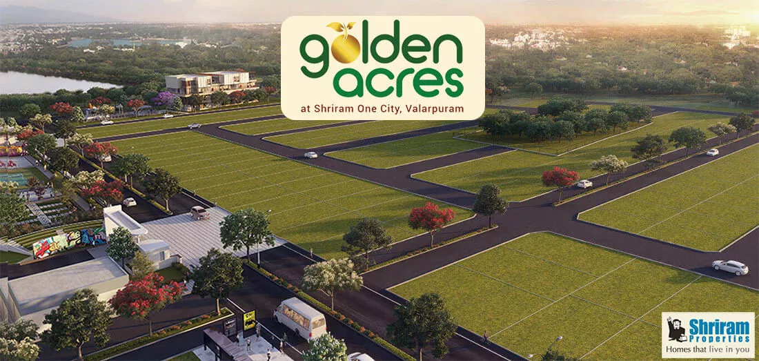 Shriram Golden Acres Plots Mobile Banner